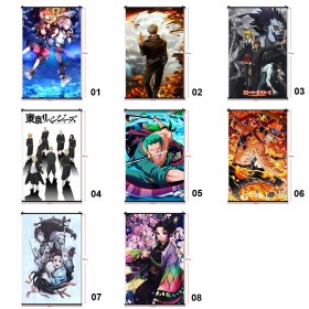 Posters: Kingdom Hearts / Jujutsu Kaisen / Death Note / Tokyo Revengers / One Piece / Demon Slayer -Ver7