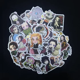 Stickers Anime Demon Slayer-Ver.34- 50pcs ( For machineries, car windows or special products, Mirror, Notebook,etc.)