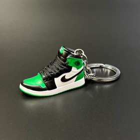 Keychain Sneakers- Black & Green -Ver55
