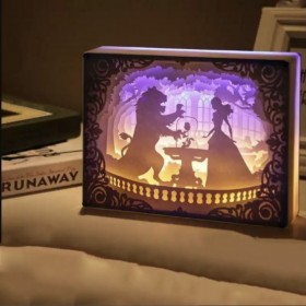 Beauty And The Beast LED Night Lamp