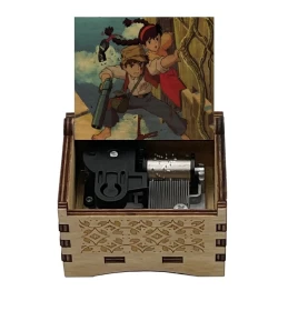 Anime Castle in the sky Music box (Automatic)- Wood