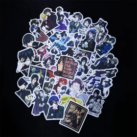 Anime Black Butler Stickers-Ver.15-50 pcs (Used For machineries, car windows or special products, Mirror, Notebook,etc.)
