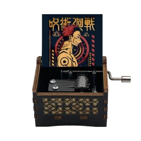 Anime Jujutsu Kaisen Music box (Manual)- Wood
