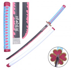 Demon Slayer :kanroji mitsuri Wooden Sword Blue And Pink
