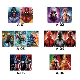 Anime and Movies 3D Poster: Spider-Man / Venom / Dragon Ball/ Jujutsu Kaisen /My Hero Academia / Captain America-Ver.09