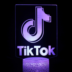 TIK TOK 3D Night Light LED RGB