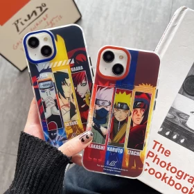 Naruto Phone Case- 2 different covers-Ver.08(Naruto, Kakashi, Itachi, Gaara, Sasuke, Pain) (For iPhone Models)