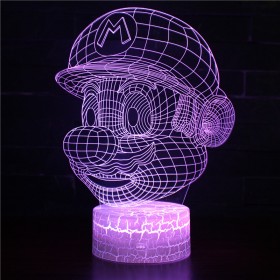 Super Mario 3D Night Light LED RGB