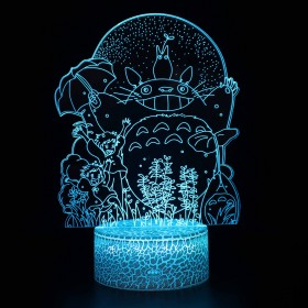 Totoro 3D Night Light LED RGB