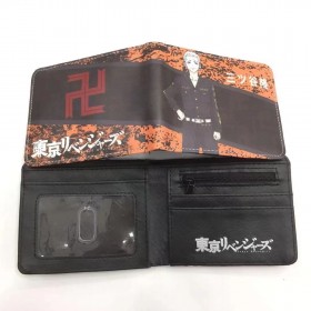 Tokyo Revengers Wallet Black And Orange