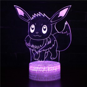 Pokémon Eevee 3D Night Light LED RGB