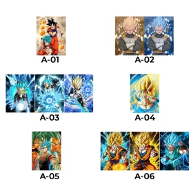 Anime Dragon Ball 3D Poster Collection 2024