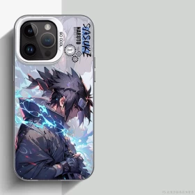 Anime Naruto: Sasuke Phone Case-(For iPhone)