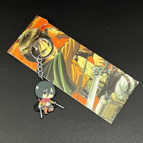 Attack On Titan Keychain ( Mikasa )