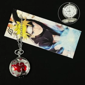 Naruto Necklaces: Akatsuki Symbol watch Necklace (Vers.08)