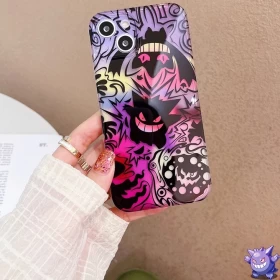 Pokemon Phone Cases: Gengar Phone Cases-Pink (For iPhone Models)