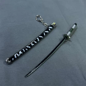 Demon Slayer: Sanemi Sword Keychain-23cm-Black & Green  (Ver.13)
