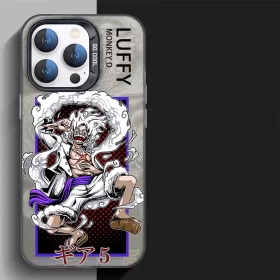 Anime One Piece: Luffy Gear 5 Phone Case-(For iPhone)