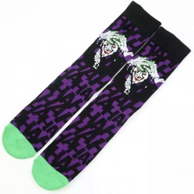The Joker Black And Purple Socks