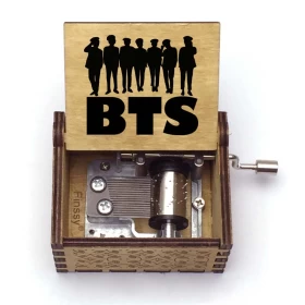 BTS Music box (Manual) Wood