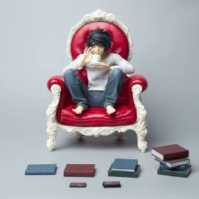 Death Note L Lawliet Anime Figure Coffee Watari & L Action Figure