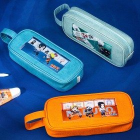 Naruto Pencil Case ( Orange, Gray, Blue )
