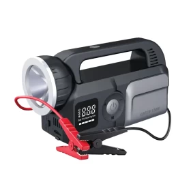 Green Lion Savior 12V Jump Starter with Air Compressor 24000mAh – Gray