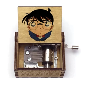 Anime Detective Conan Music box (Manual)- Wood