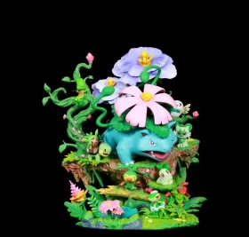 Pokemon Venusaur Action Figure Egg Grass Family Bucket Figurine