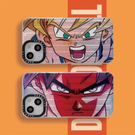 Dragon Ball Goku Phone Case-Ver.04(White/Gray) (For iPhone Models)