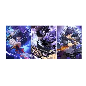 Solo Leveling Sung Jin-Woo 3D Posters – Shadow Monarch Design