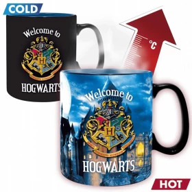 HARRY POTTER Mug: Welcome to Hogwarts Magic Mug- Mug Heat Change-Ceramic-320ml