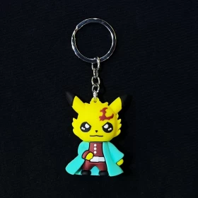 Anime Pokémon Pikachu Cosplay Demon Slayer Keychain 8