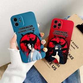 Naruto Sharingan / Uchiha Itachi Phone Case (For iPhone Models)- Blue and Red