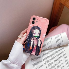 Demon Slayer Phone Case: Nezuko Kamado (For iPhone Models)-Pink