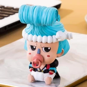 One Piece Figures: Baby Franky with Pacifier Figure-PVC-About 10cm