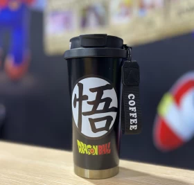 Dragon Ball Logo Insulated Thermos Straw Mug