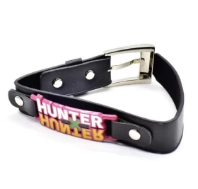 Anime Hunter X Hunter Bracelet Punk Style Leather Men Bangles