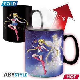 Anime SAILOR MOON Mug Heat Change, 460 ml, Sailor&Chibi ,box x2