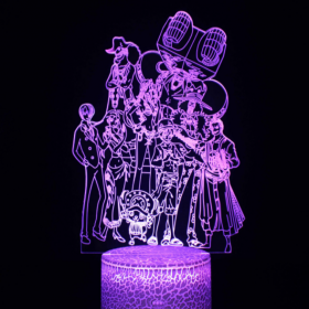 One Piece 3D Night Light LED RGB