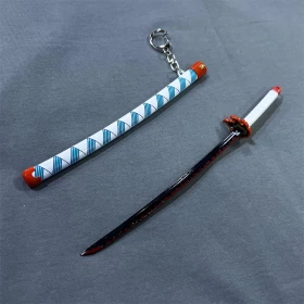 Demon Slayer: Kyijuro Rengoku Sword Keychain-White & Blue-23CM (Ver.08)