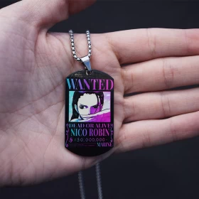 One Piece: Nico Robin Wanted Necklace-Ver.03