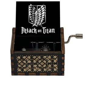 Attack On Titan Music box (Manual)- Wood