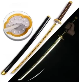 Demon Slayer Zenitsu Katana LED Light Sword