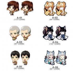 Attack on Titan and Demon Slayer 3D Motion Sticker