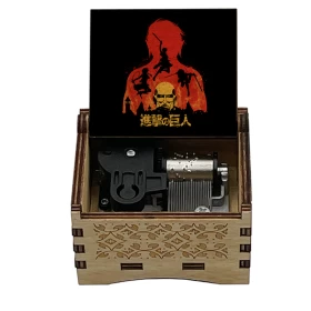 Anime Attack On Titan Music box (Automatic)- Wood