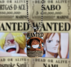 One Piece Wanted Luffy Necklace -High Quality Material-Unisex