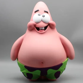 Kawaii anime schwamm bobed patrick star action figuren 29cm