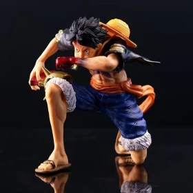 One Piece Figures: Blowing Monkey D. Luffy Figure-Black-PVC-Height 12cm