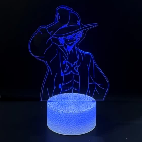 One Piece 3D Night Lamp: Luffy D. Monkey 3D Night Lamp-Touch Mode -LED Color Changing Table Lamp -Ver.08
